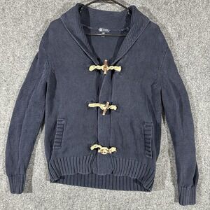 J Crew S Shawl Collar‎ Cardigan Sweater Wooden Toggle Grandpa Core Academic